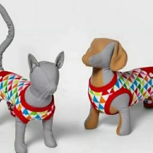 Wondershop Triangle Print Pet Pajamas Red XL up to 100 lbs